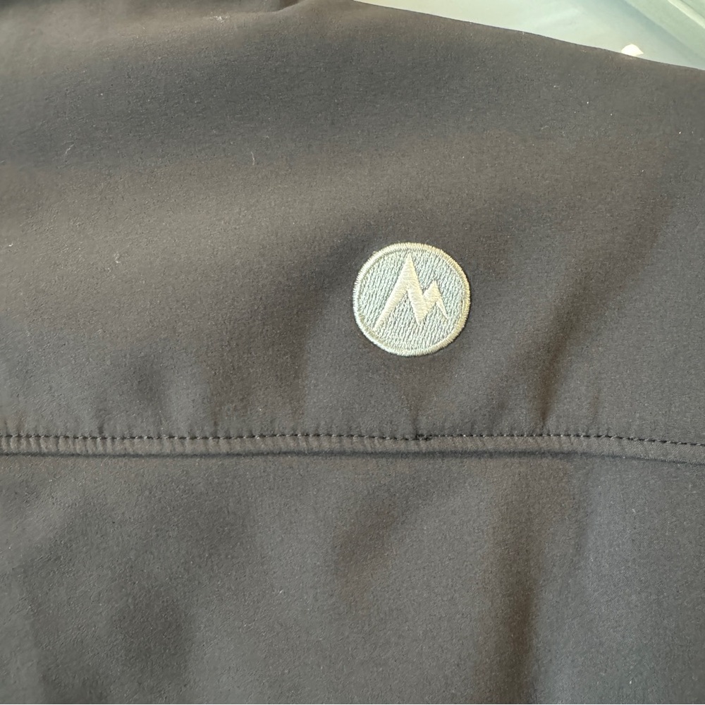 Marmot Full Zip Softshell Jacket Mens Sz M Black Long Sleeve Outdoor Hiking - Picture 4 of 8